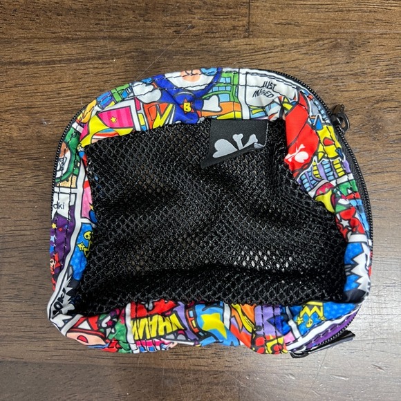 Ju-Ju-Be Be Quick Zipper‎ Pouch Comic Book Print Wristlet Small Bag - Picture 1 of 5